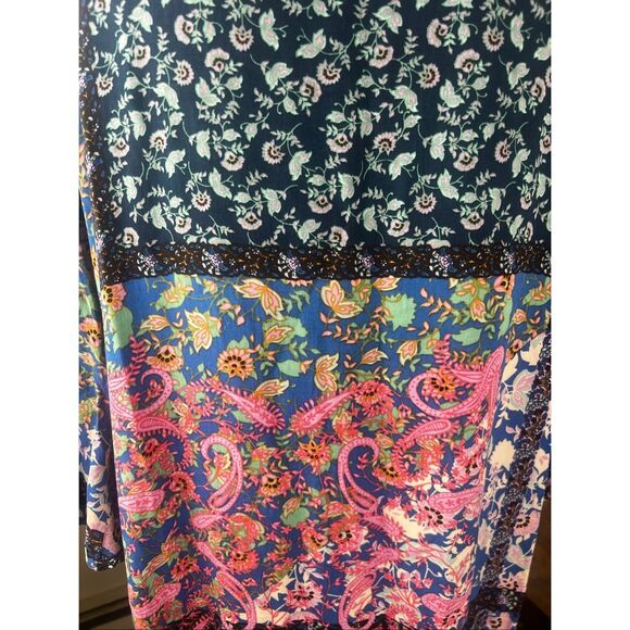 Hayden LA patchwork floral kimono duster 90’s vibes boho hippie floral - Picture 9 of 9